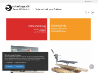solartoys.ch Webseite Vorschau