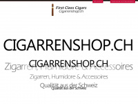 cigarrenshop.ch Webseite Vorschau