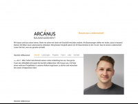 arcanus.ch Webseite Vorschau