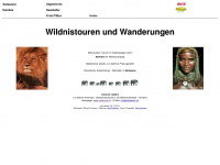 safarisuk.ch Webseite Vorschau