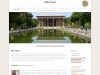 riahi-travel.ch Webseite Vorschau