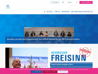 fdp-bezirk-bremgarten.ch Webseite Vorschau