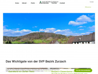 svp-bezirk-zurzach.ch Webseite Vorschau