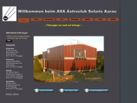 astroclub-solaris.ch Webseite Vorschau