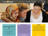 socialinput.ch Webseite Vorschau