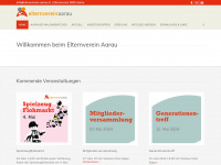 elternverein-aarau.ch Webseite Vorschau