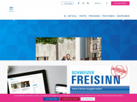 fdp-aarau.ch Webseite Vorschau