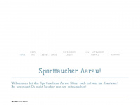 sporttaucher-aarau.ch Webseite Vorschau