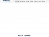 locherag.ch Webseite Vorschau