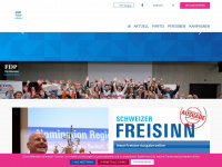 fdp-bergdietikon.ch Webseite Vorschau