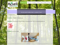 haeseliholz.ch Webseite Vorschau