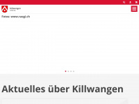 killwangen.ch Webseite Vorschau