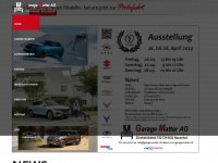 garage-matter.ch Webseite Vorschau