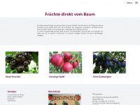 obstproduzent.ch Webseite Vorschau