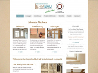 lehmbau-neuhaus.de Webseite Vorschau