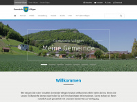 villigen.ch Webseite Vorschau