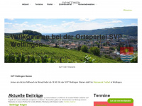 svp-wettingen.ch Webseite Vorschau