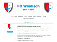 fcwindisch.ch Webseite Vorschau