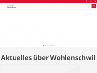 wohlenschwil.ch Webseite Vorschau
