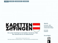kadetten-zofingen.ch Webseite Vorschau