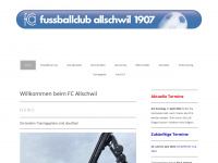 fcallschwil.ch Webseite Vorschau