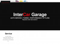 intercar.ch Webseite Vorschau