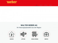 weber-heizung.ch Webseite Vorschau
