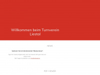tvliestal.ch Webseite Vorschau