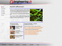 cvengineering.ch Webseite Vorschau