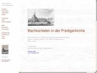 bachkantaten.ch Webseite Vorschau