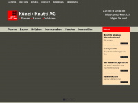 kuenzi-knutti.ch Webseite Vorschau