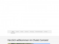 cantate.ch Webseite Vorschau