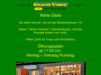 tramway.ch Webseite Vorschau