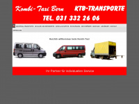 ktb-transporte.ch Webseite Vorschau