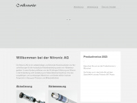 nitronic.ch Webseite Vorschau