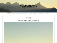 kulturland.ch Webseite Vorschau