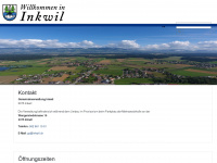 inkwil.ch Webseite Vorschau