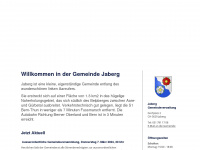 jaberg.ch Webseite Vorschau