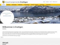 krattigen.ch Webseite Vorschau