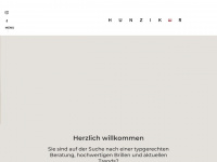 hunzikeroptik.ch Webseite Vorschau