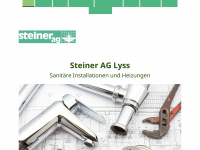 steiner-sanitaer.ch Webseite Vorschau