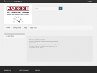 jaeggi-co.ch Webseite Vorschau