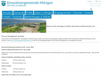 moerigen.ch Webseite Vorschau