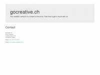 gocreative.ch Webseite Vorschau