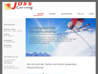 josscarving.ch Webseite Vorschau
