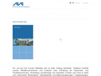 metallbau-kocher.ch Webseite Vorschau