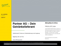 portnerag.ch Webseite Vorschau