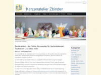 kerzenatelier.ch Webseite Vorschau