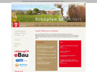 schuepfen.ch Webseite Vorschau