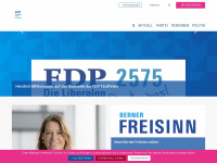 fdp2575.ch Webseite Vorschau